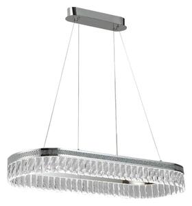 Lampadario in cristallo LED dimmerabile a sospensione con cavo THALIA LED/50W/230V 3000-6000K + telecomando