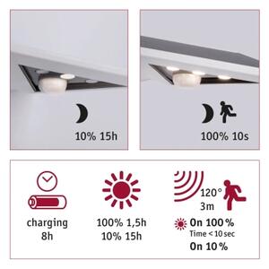 Paulmann 94244 - LED/1,2W IP44 Applique solare da parete YOKO 3,7V 1800 mAh