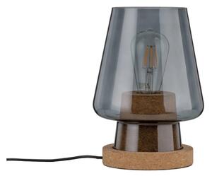 Paulmann 79736 - 1xE27/20W Lampada da tavolo IBEN 230V fumé