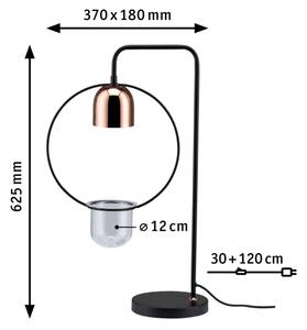 Paulmann 79746 - 1xGU10/20W Lampada da tavolo FANJA 230V fumé