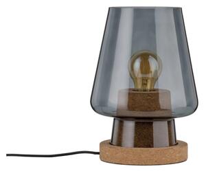 Paulmann 79736 - 1xE27/20W Lampada da tavolo IBEN 230V fumé