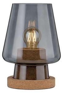 Paulmann 79736 - 1xE27/20W Lampada da tavolo IBEN 230V fumé