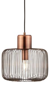Endon 68986 - Lampada sospesa su cavo NICOLA 1xE27/40W/230V finitura rame