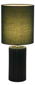 Searchlight EU22353GR - Lampada da tavolo GROOVE 1xE14/60W/230V verde