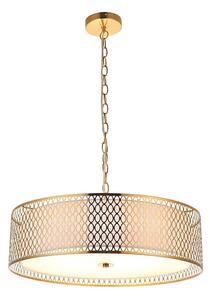 Endon 101569 - Lampadario a catena CORDERO 3xE27/10W/230V dorato