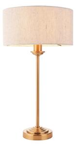 Endon 110728 - Lampada da tavolo HIGHCLERE 1xE14/7W/230V beige/ottone