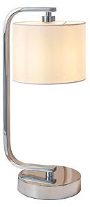 Endon 57917 - Lampada da tavolo dimmerabile CANNING 1xE14/40W/230V cromo lucido/bianco