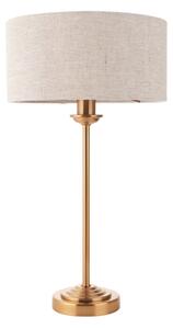 Endon 110728 - Lampada da tavolo HIGHCLERE 1xE14/7W/230V beige/ottone