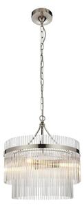 Endon 104113 - Lampadario a sospensione con catena MARIETTA 3xE14/7W/230V, finitura cromata lucida