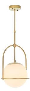 Endon 90844 - Lampadario su asta ONTARIO 1xE27/10W/230V ottone
