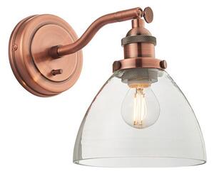 Endon 76334 - Faretto da parete HANSEN 1xE14/40W/230V, finitura rame