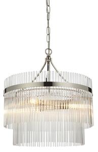Endon 104113 - Lampadario a sospensione con catena MARIETTA 3xE14/7W/230V, finitura cromata lucida