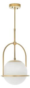 Endon 90844 - Lampadario su asta ONTARIO 1xE27/10W/230V ottone