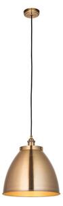 Endon 98744 - Lampadario a cavo FRANKLIN 1xE27/10W/230V ottone