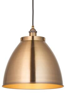 Endon 98744 - Lampadario a cavo FRANKLIN 1xE27/10W/230V ottone
