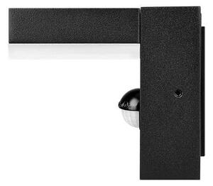 Lampada LED da parete per esterni con sensore LED/9W/230V 4000K IP44 nera