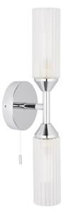 Endon 97172 - Applique da parete per bagno NATORI 2xG9/3W/230V IP44 cromo lucido
