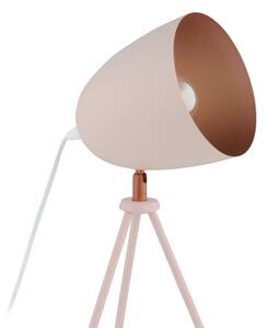 Eglo 49727 - Lampada da tavolo CHESTER 1xE27/60W/230V bianco/rame