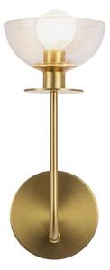 Alora Mood ALM-SYLVIA-1WB-BG-CL - Lampada da parete SYLVIA 1xE14/40W/230V, finitura oro
