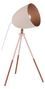 Eglo 49727 - Lampada da tavolo CHESTER 1xE27/60W/230V bianco/rame