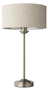 Endon 100646 - Lampada da tavolo HIGHCLERE 1xE14/7W/230V beige/cromo opaco