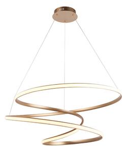 Endon 97639 - Lampadario sospeso dimmerabile a cavo TWIRL LED/88W/230V 3000K oro