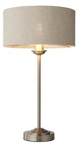 Endon 100646 - Lampada da tavolo HIGHCLERE 1xE14/7W/230V beige/cromo opaco