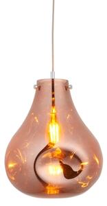 Endon 99790 - Lampadario a sospensione con cavo EUROPA 1xE27/10W/230V marrone fumé