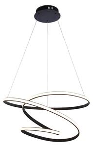 Endon 97632 - Lampadario a sospensione su cavo DUNE LED/47,5W/230V 3000K nero