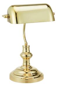 Markslöjd 108977 - Lampada da tavolo BANKERS 1xE14/40W/230V dorata