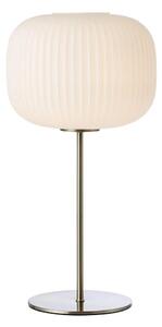 Markslöjd 109007 - Lampada da tavolo SOBER 1xE27/40W/230V bianco/cromo satinato