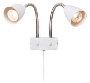Markslöjd 108900 - Faretto da parete CIRO 2xGU10/7W/230V bianco