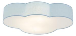 Brilagi - Plafoniera per bambini NIMBUS 4xE27/15W/230V 46x63 cm blu