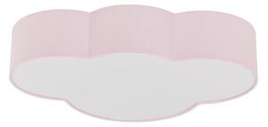 Brilagi - Plafoniera per bambini NIMBUS 4xE27/15W/230V 46x63 cm rosa