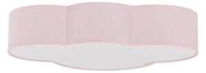 Brilagi - Plafoniera per bambini NIMBUS 4xE27/15W/230V 46x63 cm rosa