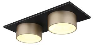 Globo 56964-2 - Plafoniera LED RAYMOND LED/24W/230V 3000K 46x20 cm ottone