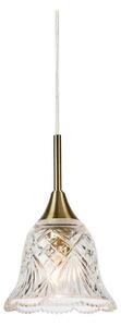 Markslöjd 109011 - Lampadario a cavo LUNA 1xE14/40W/230V ottone