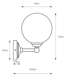 Markslöjd 109022 - Applique TROPEA 1xG9/20W/230V cromo lucido