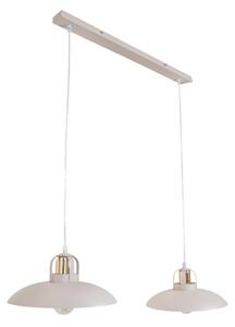 Brilagi - LED Lampadario a sospensione con filo FLAMENGO 2xE27/60W/230V beige