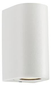 Nordlux - Lampada da parete per esterni CANTO 2xGU10/28W/230V IP44 bianca