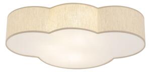 Brilagi - Plafoniera per bambini NIMBUS 4xE27/15W/230V 46x63 cm beige