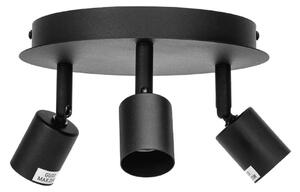 Aigostar - Faretto orientabile 3xGU10/60W/230V nero