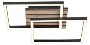 JUST LIGHT. 14053-79 - Plafoniera LED AKUSTIKA LED/15W/230V rovere/nero