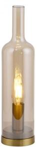 JUST LIGHT. 14006-27 - Lampada da tavolo BOTTLE 1xE14/25W/230V beige/fumé