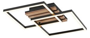 JUST LIGHT. 14053-79 - Plafoniera LED AKUSTIKA LED/15W/230V rovere/nero