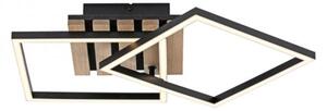 JUST LIGHT. 14053-79 - Plafoniera LED AKUSTIKA LED/15W/230V rovere/nero