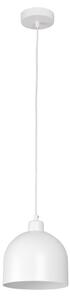 Duolla - Lampadario a sospensione su cavo IRONLINE 1xE27/15W/230V diam. 17 cm bianco