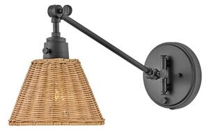 Hinkley HK-ARTI-1W-BK-NR Faretto da parete ARTI 1xE27/60W/230V nero/marrone