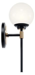 Kichler KL-BENNO1-BK-CPZ - Lampada da bagno LED BENNO 2xG9/3W/230V dorata IP44