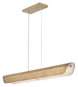 Hinkley HK-ARCO-LED-LP-117-HB - Lampadario LED sospeso su cavo ARCO LED/43W/230V 3000K, finitura dorata